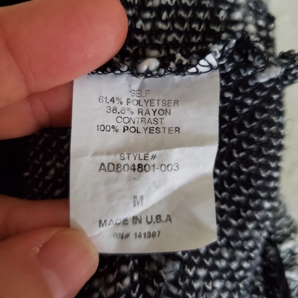 ASTR The Label Mix Media Side Zipper Sweater - Picture 6 of 7